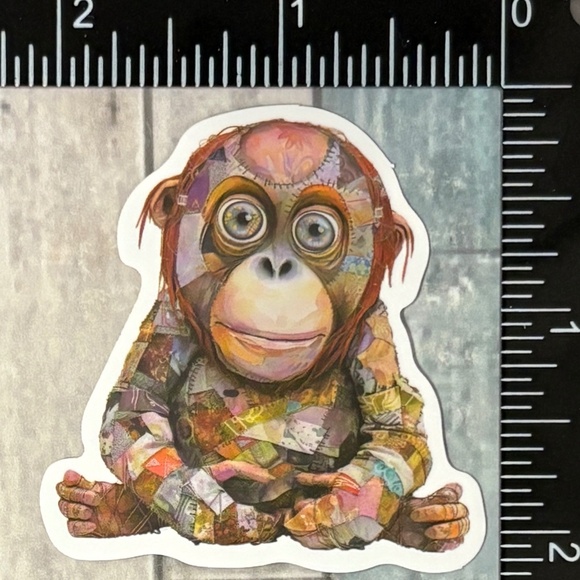 ๐10/$10๐ Retro Spooky Patchwork Object Waterproof Vinyl Sticker Decal - Picture 1 of 1